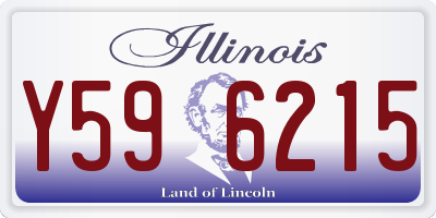 IL license plate Y596215