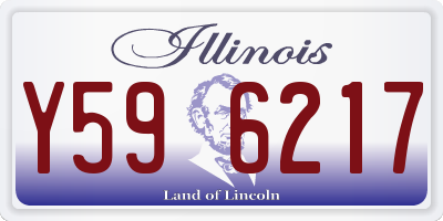 IL license plate Y596217