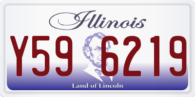 IL license plate Y596219