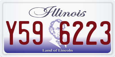 IL license plate Y596223