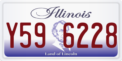 IL license plate Y596228