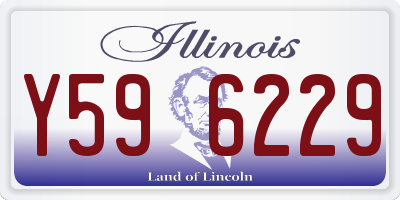 IL license plate Y596229