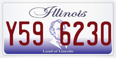 IL license plate Y596230