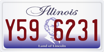IL license plate Y596231
