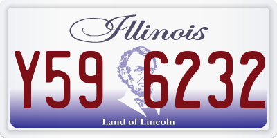 IL license plate Y596232