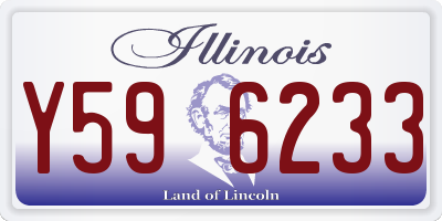 IL license plate Y596233