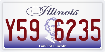 IL license plate Y596235