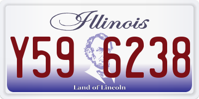 IL license plate Y596238