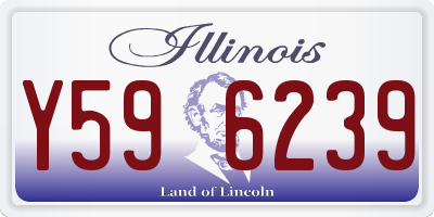 IL license plate Y596239