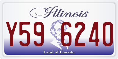 IL license plate Y596240