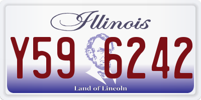 IL license plate Y596242