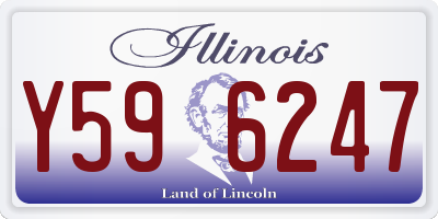 IL license plate Y596247