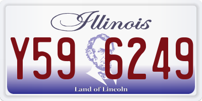 IL license plate Y596249