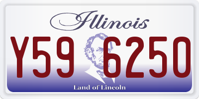 IL license plate Y596250