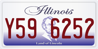 IL license plate Y596252