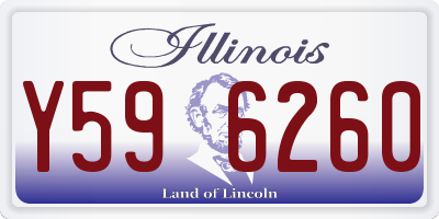 IL license plate Y596260