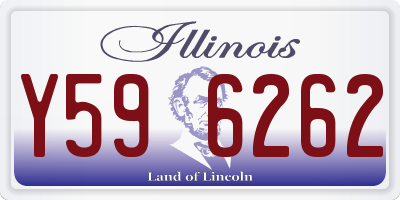 IL license plate Y596262