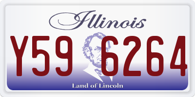 IL license plate Y596264