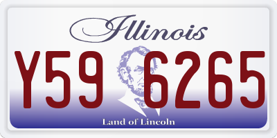 IL license plate Y596265