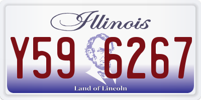 IL license plate Y596267