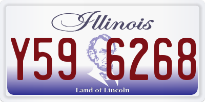 IL license plate Y596268