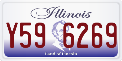 IL license plate Y596269