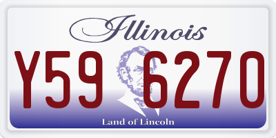 IL license plate Y596270