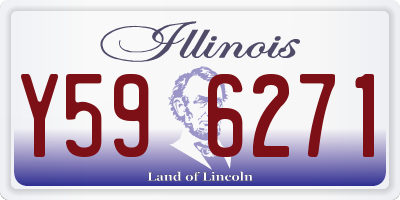 IL license plate Y596271