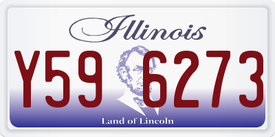 IL license plate Y596273