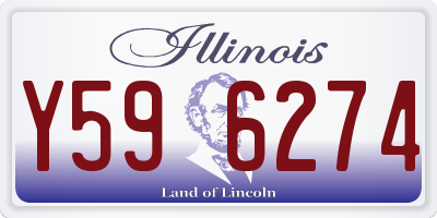 IL license plate Y596274