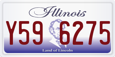 IL license plate Y596275