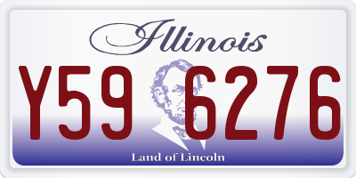 IL license plate Y596276