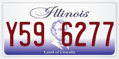 IL license plate Y596277