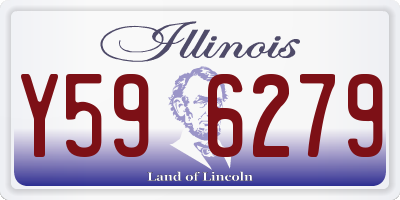 IL license plate Y596279