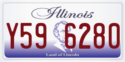 IL license plate Y596280