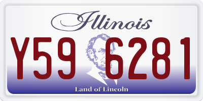 IL license plate Y596281