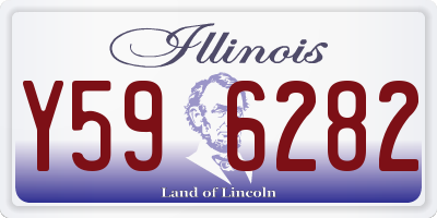 IL license plate Y596282