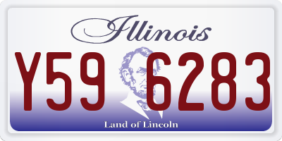 IL license plate Y596283