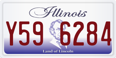 IL license plate Y596284