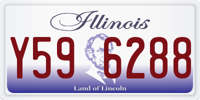 IL license plate Y596288