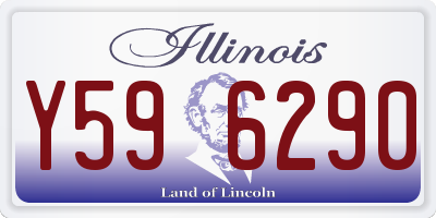 IL license plate Y596290