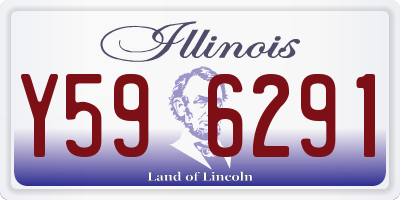 IL license plate Y596291