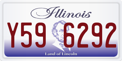 IL license plate Y596292