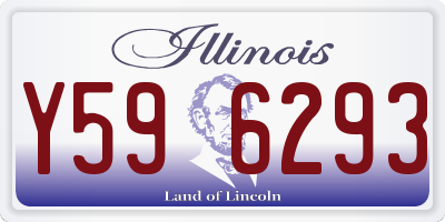 IL license plate Y596293