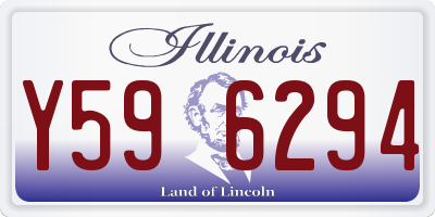 IL license plate Y596294