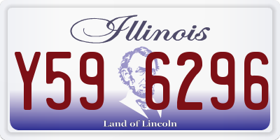 IL license plate Y596296