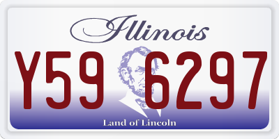 IL license plate Y596297