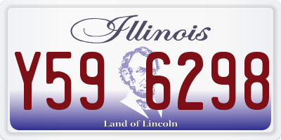 IL license plate Y596298
