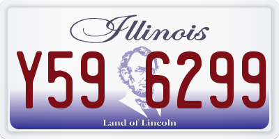 IL license plate Y596299