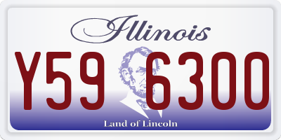 IL license plate Y596300